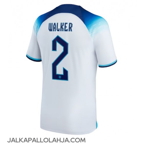 Englanti Kyle Walker #2 Kopio Koti Pelipaita MM-kisat 2022 Lyhyet Hihat